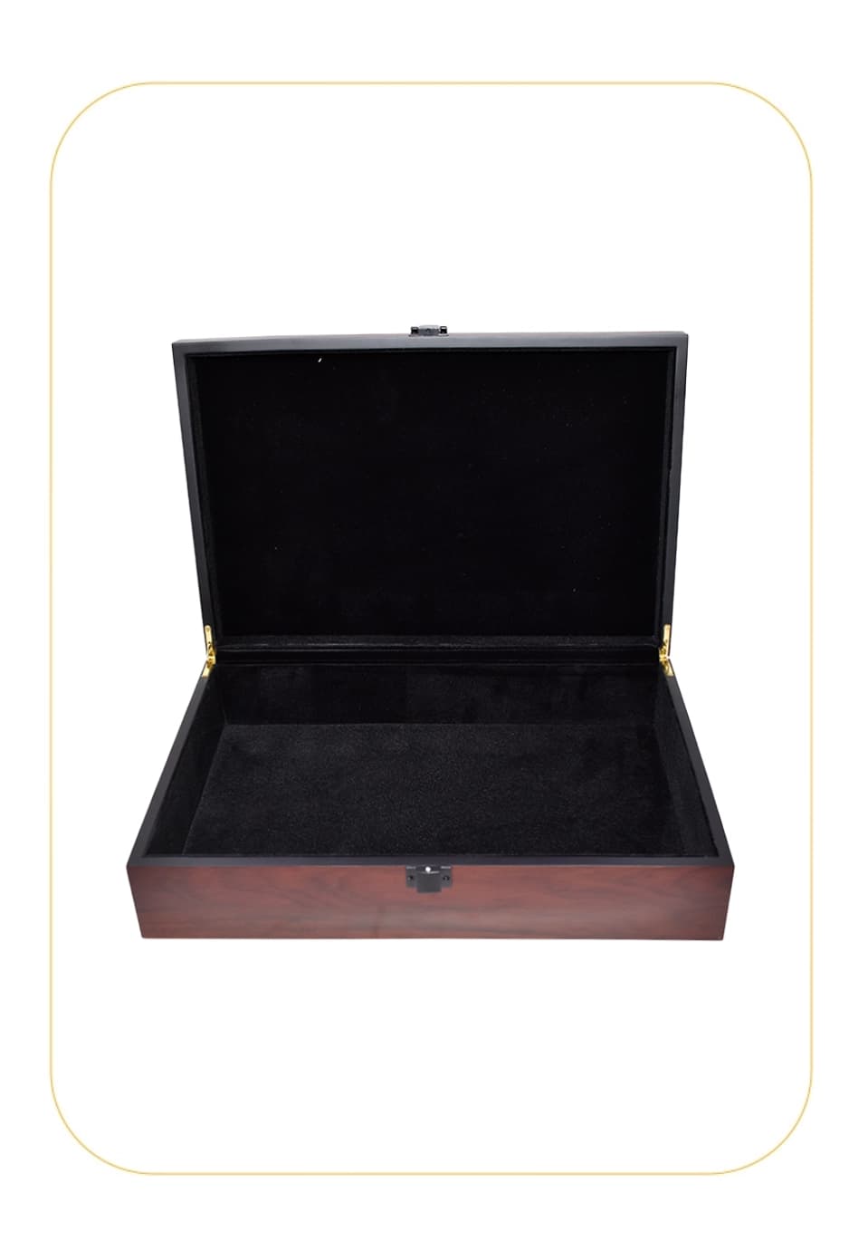 علبه فاخر خشب 2000 جرام بدون شعار