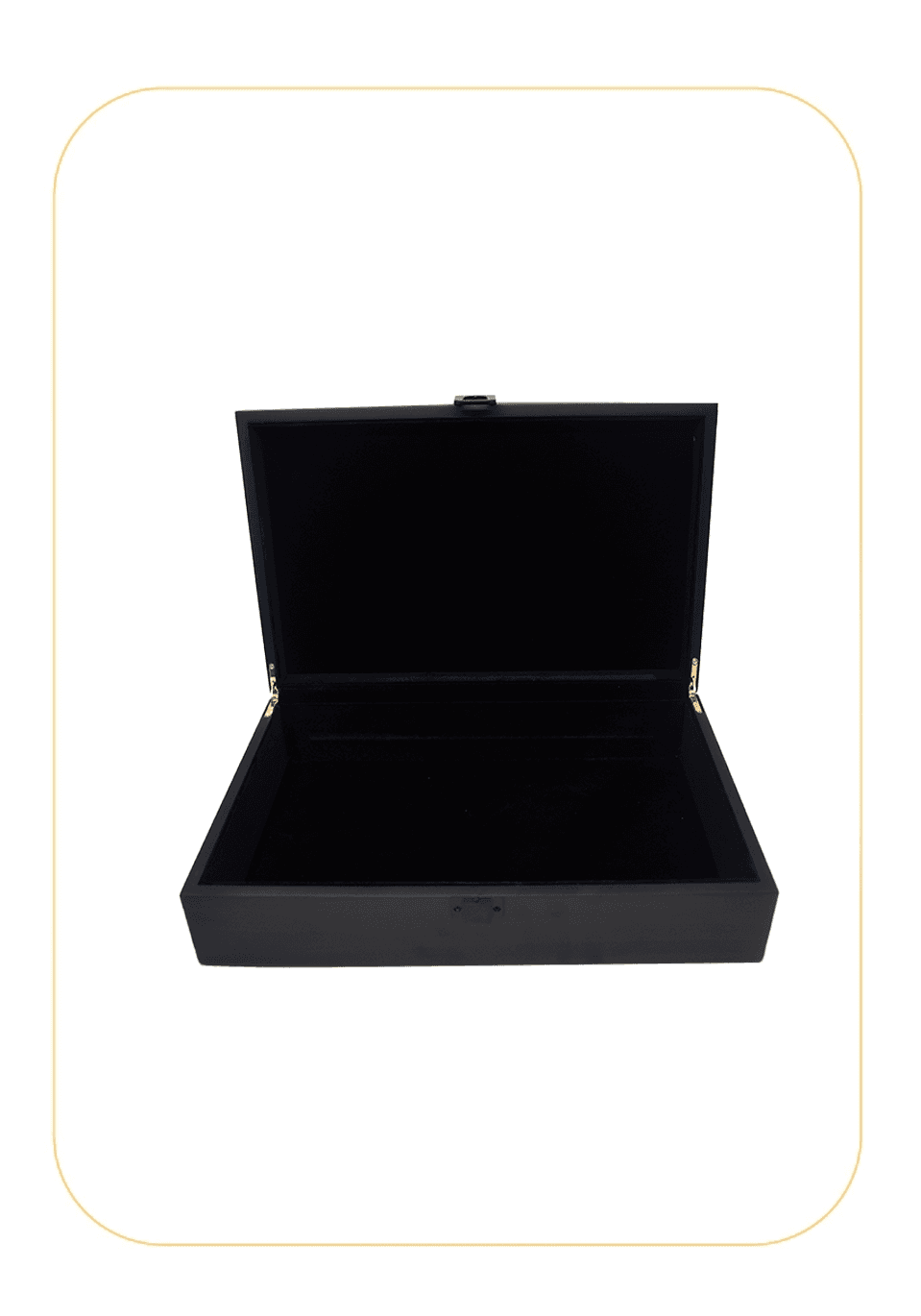 علبه فاخر خشب بني غامق 1000 جرام بدون شعار