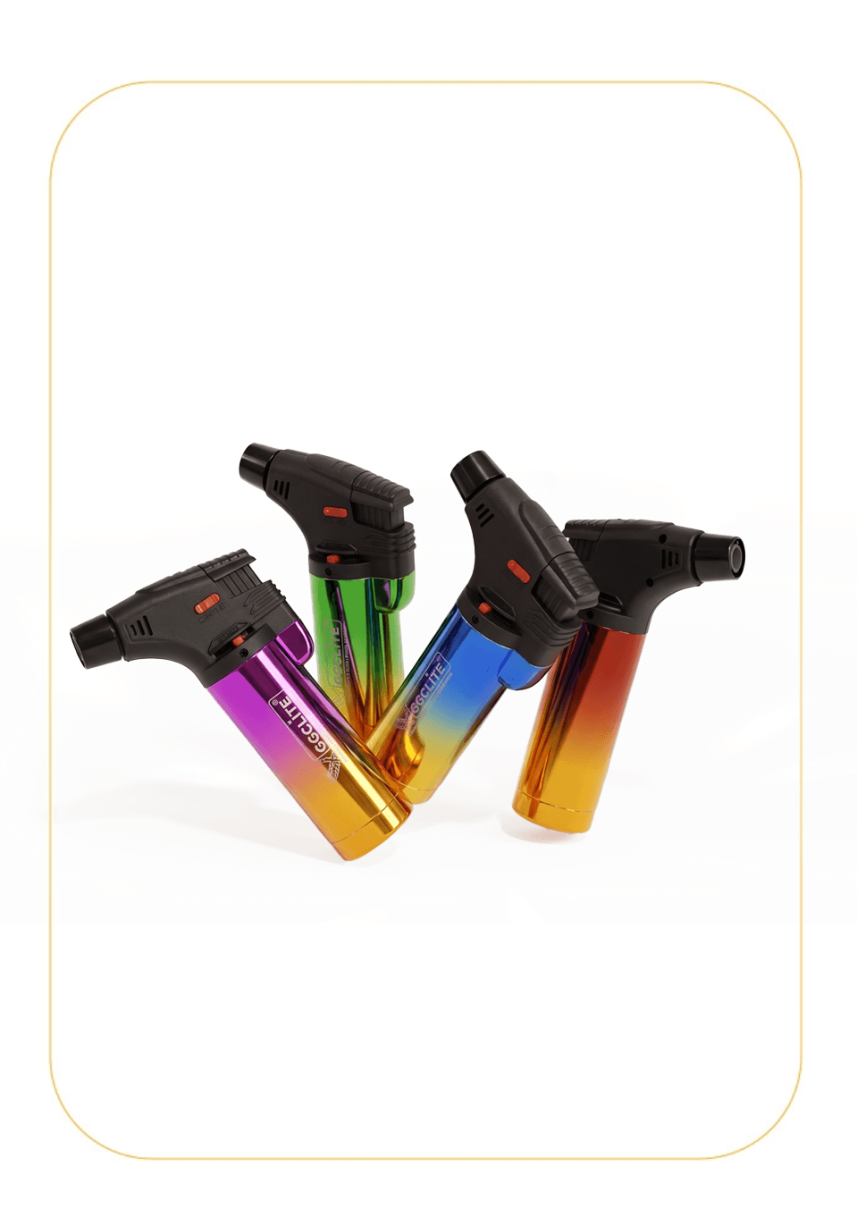 ولاعة بلاستيكية كبيرة ملونة